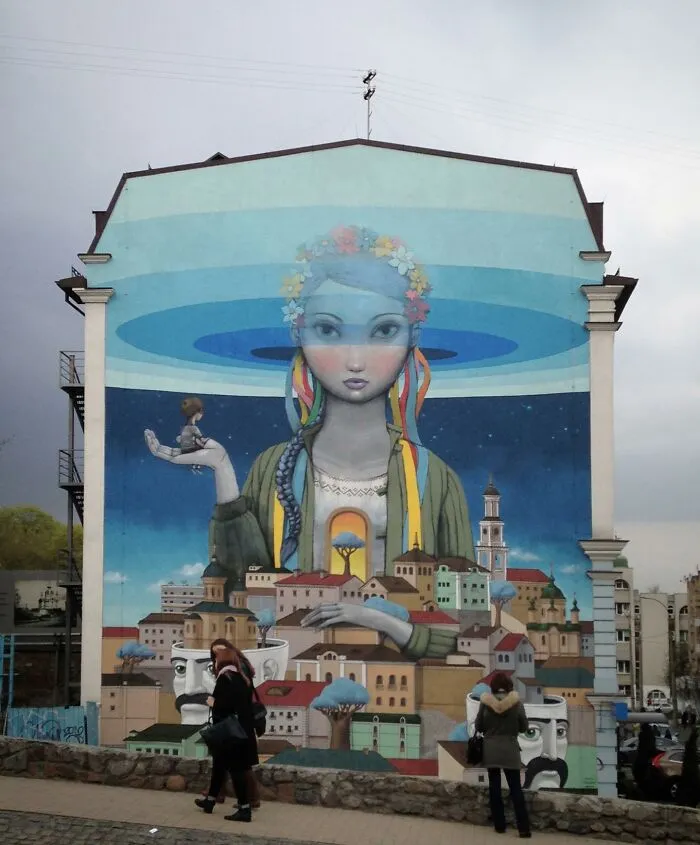 Artist Transforms Boring Buildings And Walls By Creating Spectacular Murals (17 New Pics)