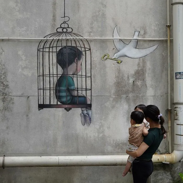 Artist Transforms Boring Buildings And Walls By Creating Spectacular Murals (17 New Pics)