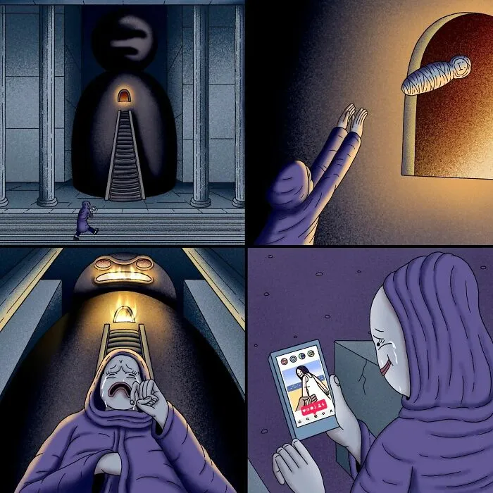 37 Darkly Humorous Comics That Illustrate Surreal Stories, By Alex Gamsu Jenkins