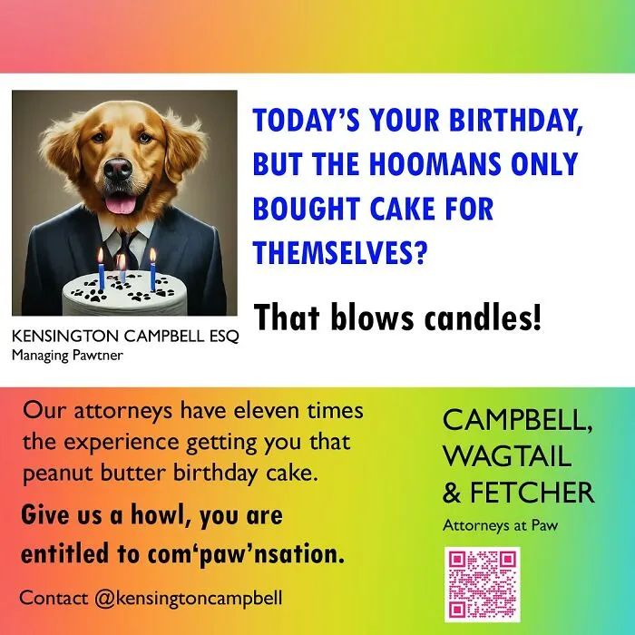 A Series Of Parody Ads For All The Dogs Seeking Attorney Services By Kensington Campbell (26 New Pics)