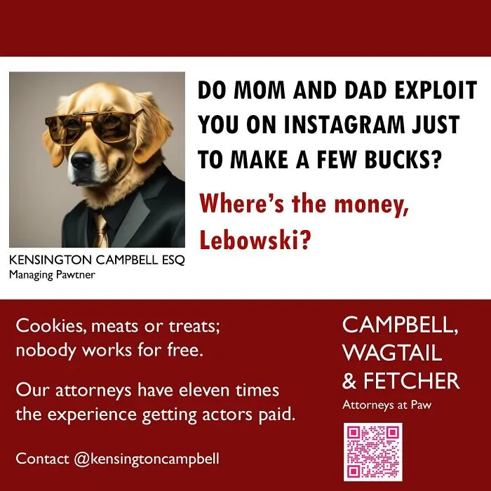 A Series Of Parody Ads For All The Dogs Seeking Attorney Services By Kensington Campbell (26 New Pics)