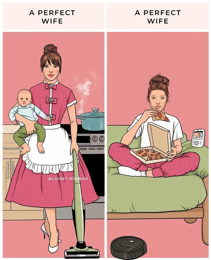 Artist Makes Comics About Social Stereotypes For Women (23 New Pics)