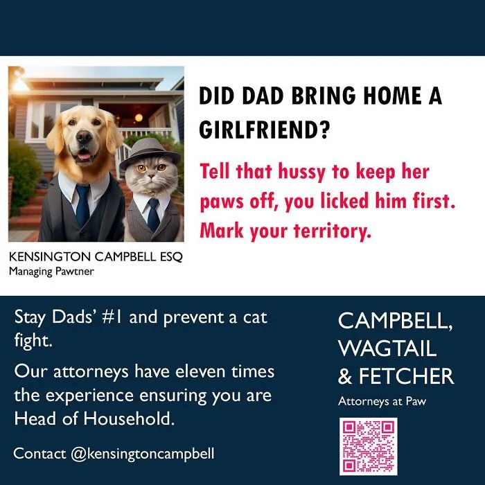 A Series Of Parody Ads For All The Dogs Seeking Attorney Services By Kensington Campbell (26 New Pics)