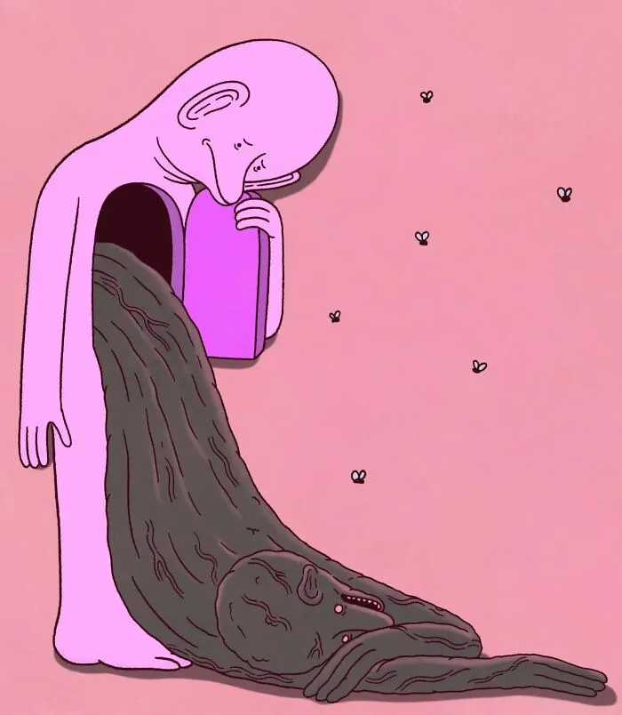 37 Darkly Humorous Comics That Illustrate Surreal Stories, By Alex Gamsu Jenkins