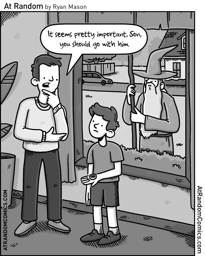 “At Random Comics”: 36 Witty Single-Panel Cartoons By This Artist (New Pics)