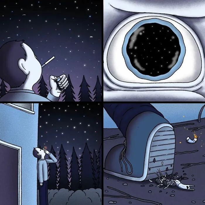 37 Darkly Humorous Comics That Illustrate Surreal Stories, By Alex Gamsu Jenkins