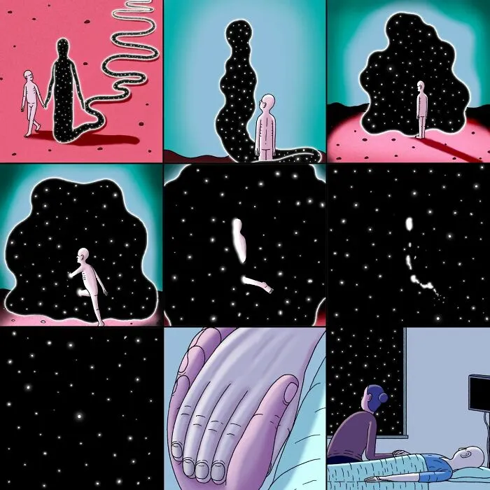 37 Darkly Humorous Comics That Illustrate Surreal Stories, By Alex Gamsu Jenkins