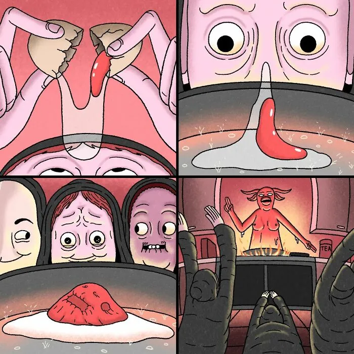 37 Darkly Humorous Comics That Illustrate Surreal Stories, By Alex Gamsu Jenkins