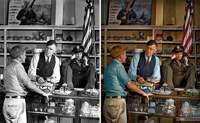 James Stewart On The Phone At His Father’s Hardware Store, 1945. Photographed By Peter Stackpole