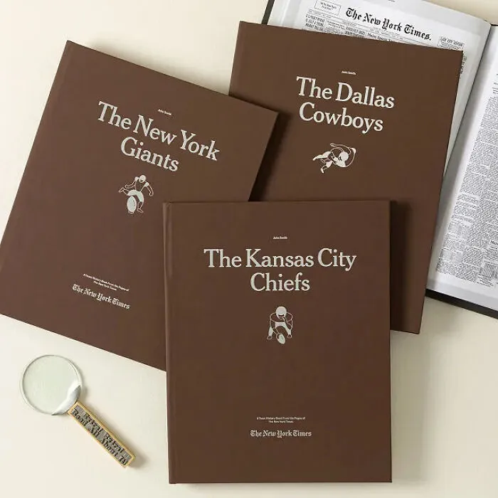 <span Style="Font:inherit;color:#d74b1f;"> New York Times Custom Football Book </Span>: For The Dad Who Knew Who Travis Kelce Was Before Taylor Swift