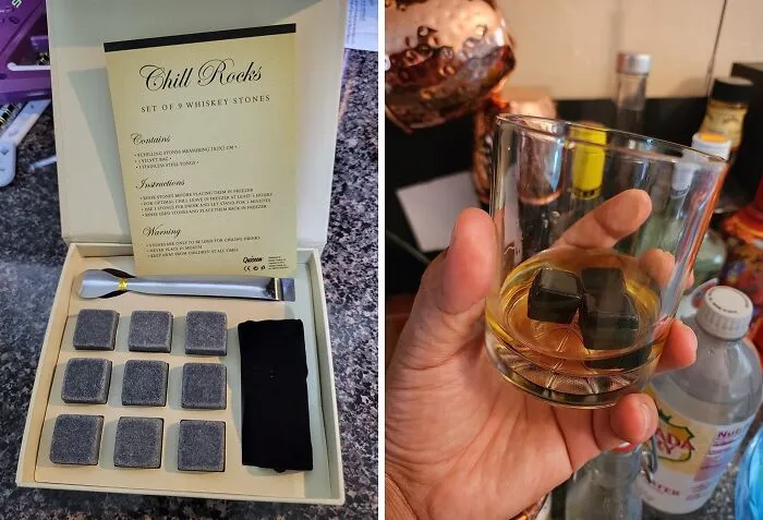 These <a Style="Display:inline;" Href="Https://Www.amazon.com/Beverage-Chilling-Stones-Whiskey-Beverages/Dp/B014q2r6gs?crid=2p2fougfsqs3m&dib=eyj2ijoimsj9.4s8ovn1ybwzr2zmon11uuvbbt0p-Jig8jl4_yjwdrbwzlhr9thf0p8iv5ytigzv_4i77wmi52vsuhdjrgcj7d24h7mwcizrpmhe1-2ytvnxrzevq0ij8jeq61xwkwavgh76vmt7ibhwpsib8gcjse6vzkgi_7s6a5yrek80vscekb6pzflbotvmevcvwzifq59jujlbhrqwhmok8j8ckqebbsqqud8qqotr4_3elr55ztcxrzovepammhx7gqwkbmtlm2jbjeocnsck15hxg5daukb6ld31y7akiy5_mlha.h-Efrbk0kb2wyoud_w1ig1ry9xwipkys6ejw2ogwo2a&dib_tag=se&keywords=whiskey+stones&qid=1717393872&sprefix=whiskey+st%2caps%2c210&sr=8-5&linkcode=ll1&tag=bpdeer-20&linkid=b1a262c1cdebc37106ed564f99a4f987&language=en_us&ref_=as_li_ss_tl" Target="_blank">  <span Style="Font:inherit;color:#d74b1f;"> Beverage Chilling Stones </Span> Take The Phrase "On The Rocks" Very Literally