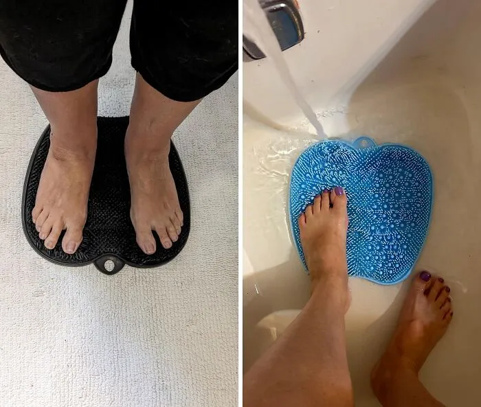 <span Style="Font:inherit;color:#d74b1f;"> Large Foot Scrubber Mat </Span>: Get In Between All The Piggies Without Bending Down