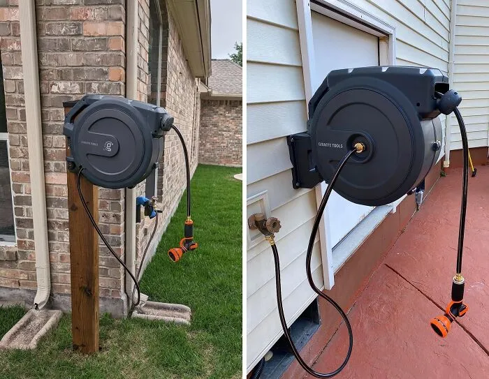 A <span Style="Font:inherit;color:#d74b1f;"> Retractable Garden Hose </Span> Is Step One To Sorting Out Your Messy Yard