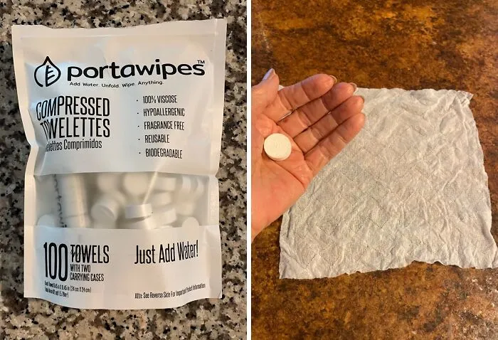 Toss A Few <span Style="Font:inherit;color:#d74b1f;"> Coin Sized Cloths </Span> In Your Bag To Always Have A Wipe Handy