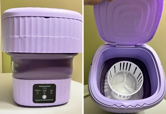 A <span Style="Font:inherit;color:#d74b1f;"> Portable Washing Machine </Span> Will Get Your Laundry Done On The Go