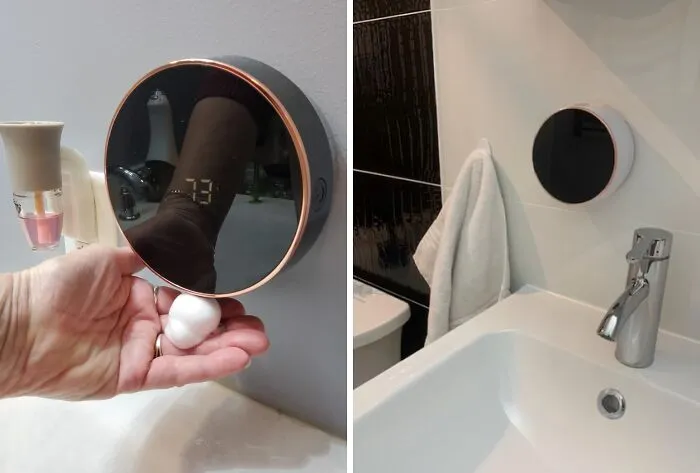 A <span Style="Font:inherit;color:#d74b1f;"> Wall Mounted Soap Dispenser </Span> Frees Up Some Valuable Counter Space