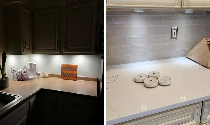 <span Style="Font:inherit;color:#d74b1f;"> Under Cabinet Lights </Span> Are The Perfect Illumination For Midnight Snackers