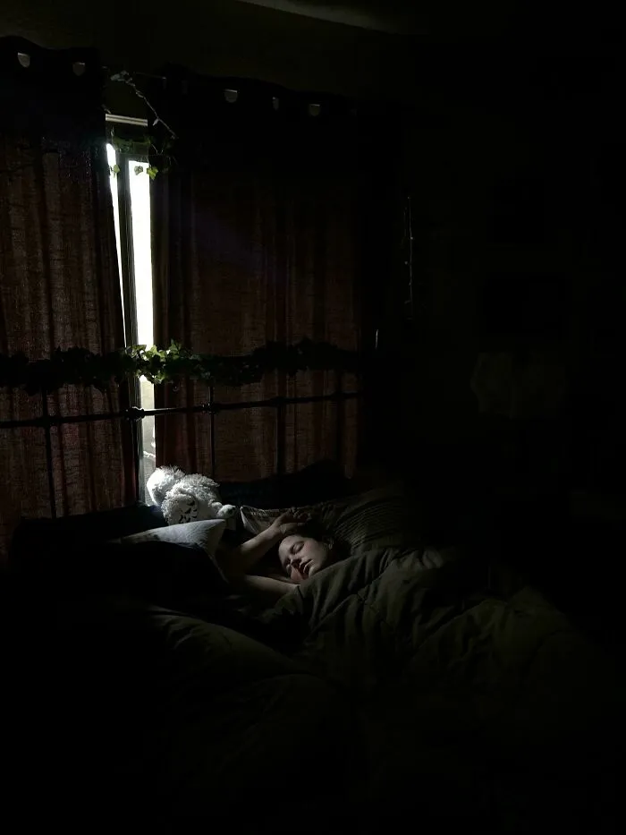 My Wife Sleeping This Morning