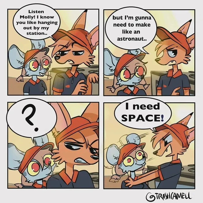 Animals Navigating Human-Like Scenarios In Hilarious Comics, By This Artist (65 Pics)