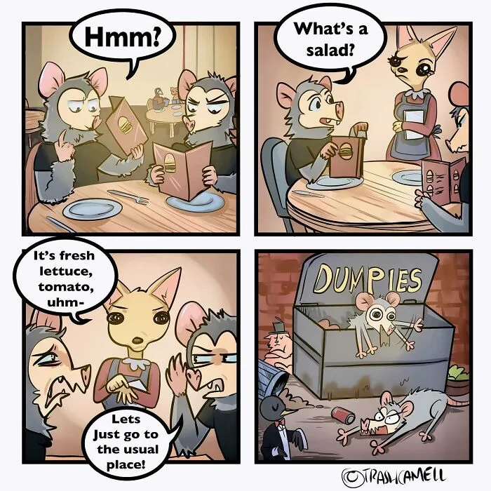 Animals Navigating Human-Like Scenarios In Hilarious Comics, By This Artist (65 Pics)
