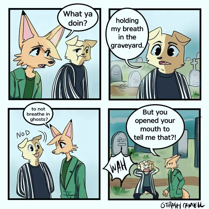 Animals Navigating Human-Like Scenarios In Hilarious Comics, By This Artist (65 Pics)