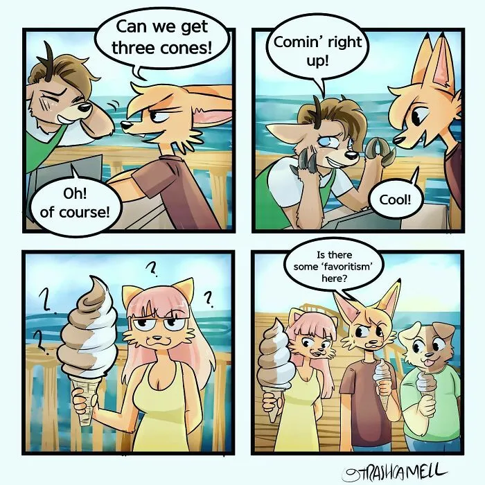 Animals Navigating Human-Like Scenarios In Hilarious Comics, By This Artist (65 Pics)