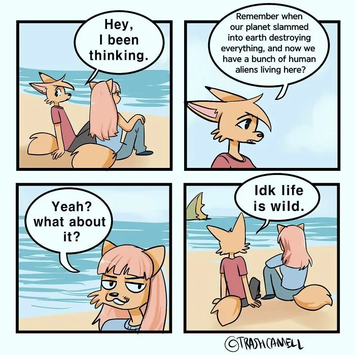 Animals Navigating Human-Like Scenarios In Hilarious Comics, By This Artist (65 Pics)