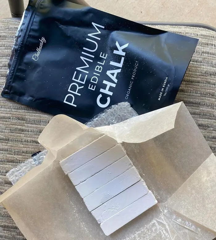 Chalk Full Of Flavor: <span Style="Font:inherit;color:#d74b1f;"> Premium Edible Chalk</Span>