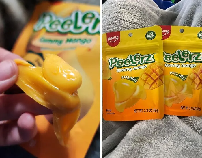 These <span Style="Font:inherit;color:#d74b1f;"> Peelable Mango Gummies </Span> Have Everyone On Tiktok In A Frenzy