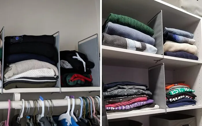 <span Style="Font: Inherit; Color: #d74b1f;"> Closet Shelf Dividers</Span>: Because Nobody Likes A Leaning Tower Of Pisa In Their Closet