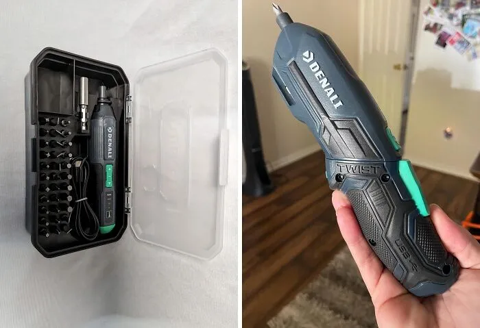 It Will Basically Feel Like Your IKEA Furniture Is Building Itself With This <span Style="Font: Inherit; Color: #d74b1f;"> Cordless Screwdriver With 10-Piece Bit Set</Span>
