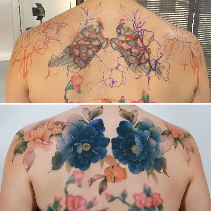 50 Tattoo Designs Reminiscent Of Watercolor Paintings By This Artist