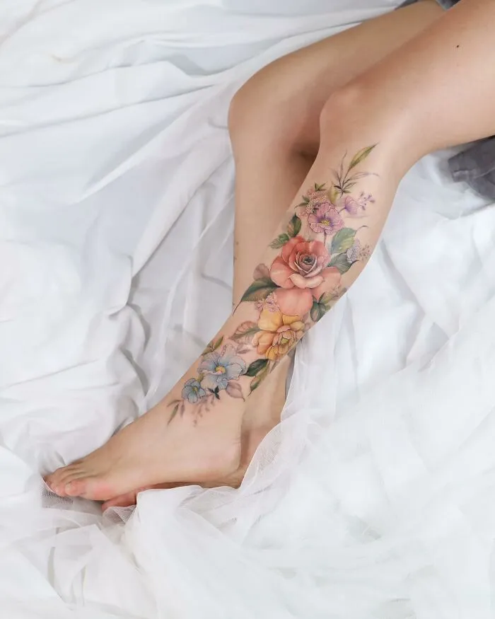 50 Tattoo Designs Reminiscent Of Watercolor Paintings By This Artist