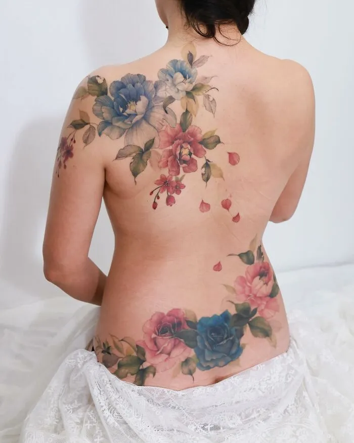 50 Tattoo Designs Reminiscent Of Watercolor Paintings By This Artist