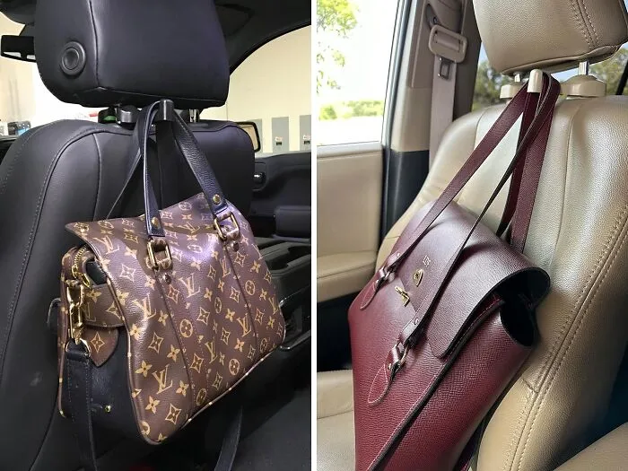 Hooked On Organization? You'll Love The <span Style="Font: Inherit; Color: #d74b1f;"> Back Seat Headrest Hanger</Span