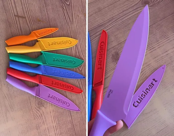 Ditch The Boring Blades And Upgrade To This Colorful <span Style="Font: Inherit; Color: #d74b1f;"> 12-Piece Kitchen Knife Set</Span>!