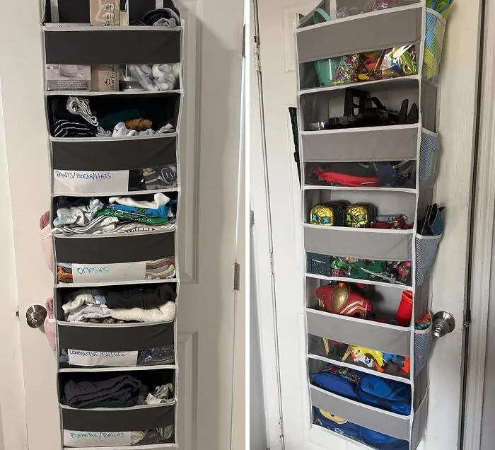 No More Digging Through Drawers. This <span Style="Font: Inherit; Color: #d74b1f;"> Over Door Organizer</Span> Makes Finding Your Stuff A Breeze