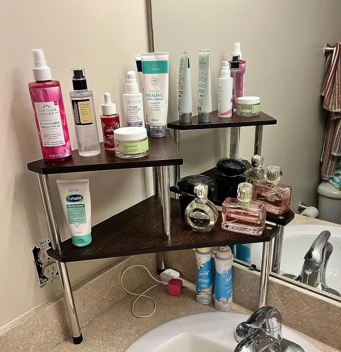 Banish Bathroom Clutter With The <span Style="Font: Inherit; Color: #d74b1f;">3-Tier Bathroom Organizer</Span> 