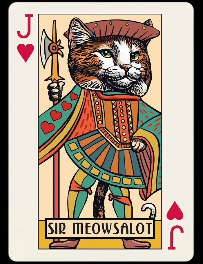 Chet Phillips Brings Feline And Canine Celebrities To Life In Unique Playing Card Decks (25 Pics)-Interview