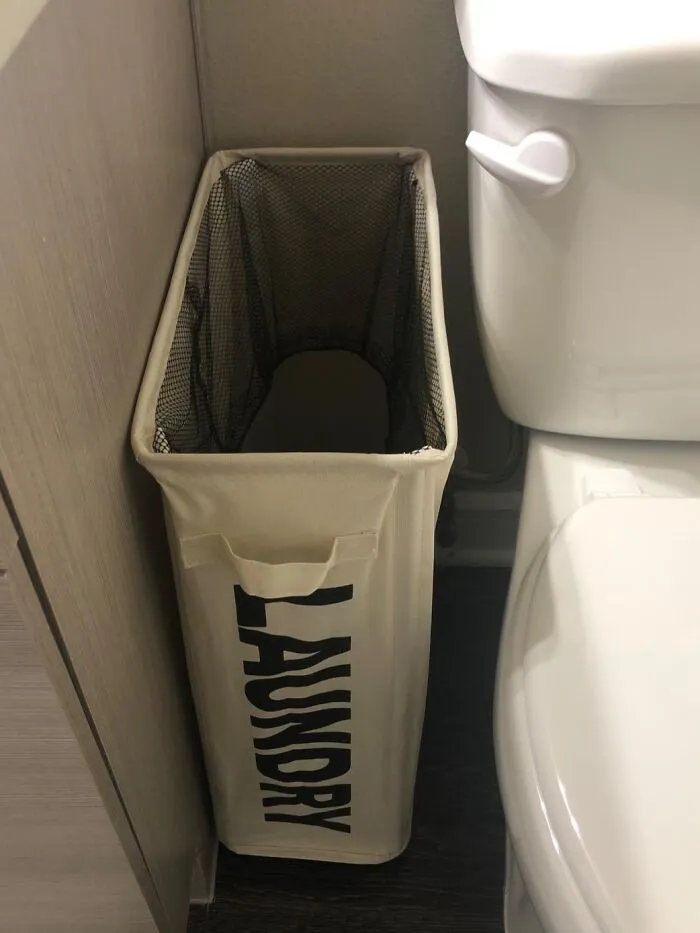 This <span Style="Font: Inherit; Color: #d74b1f;"> Rolling Slim Laundry Basket</Span> Makes Laundry Day Less Of A Chore