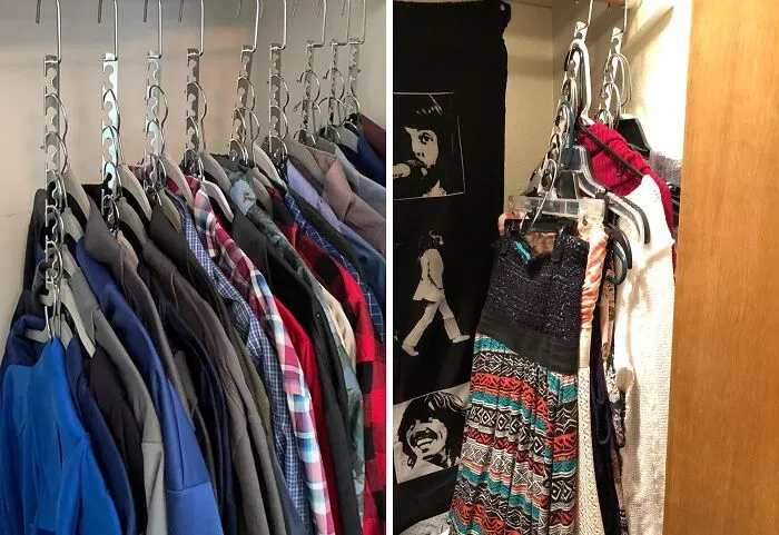 <span Style="Font: Inherit; Color: #d74b1f;"> Space Saving Hangers</Span>: More Clothes, Less Mess. It's A Win-Win!