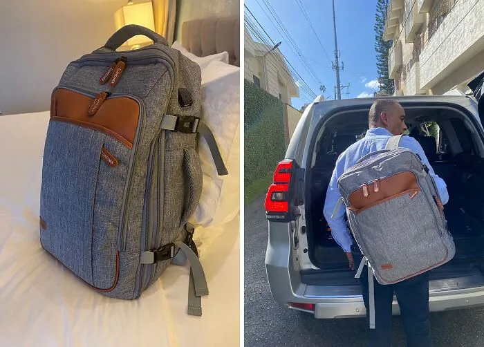 For The Dad Who Has Been Checking A Bag On Every Single Flight When He Absolutely Did Not Have To, An <a Style="Display:inline;" Href="Https://Www.amazon.com/Dp/B0b6gchww2?th=1&linkcode=ll1&tag=bpmoose-20&linkid=de967ca3efe2051da076ce508776b469&language=en_us&ref_=as_li_ss_tl" Target="_blank">  <span Style="Font: Inherit; Color: #d74b1f;"> Extra-Large 40l Flight-Approved Travel Backpack </Span> Is About To Change His Entire Relationship With Airport Baggage Fees