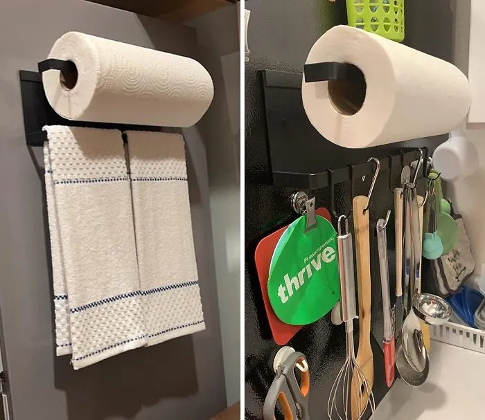 This Genius <span Style="Font:inherit;color:#d74b1f;"> Magnetic Paper Towel Holder </Span> Takes Care Of One Of The Most Annoying Problems In The Kitchen