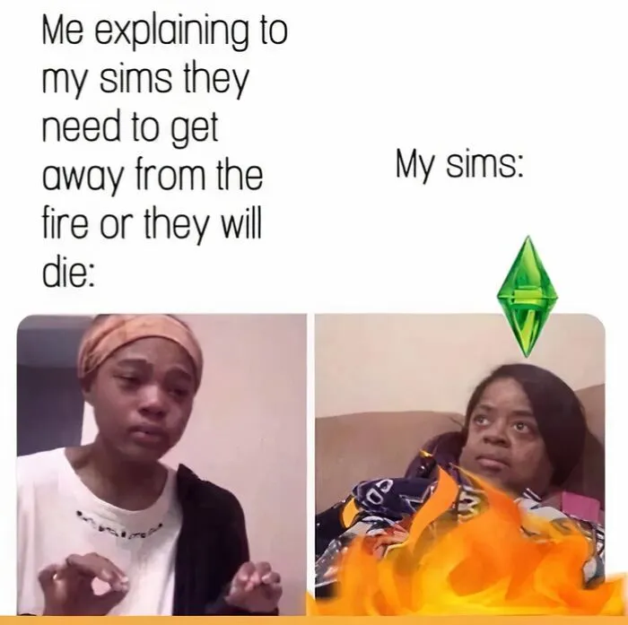 40 Hilariously Relatable Memes To Scroll Through While Your Sim Is On Fire