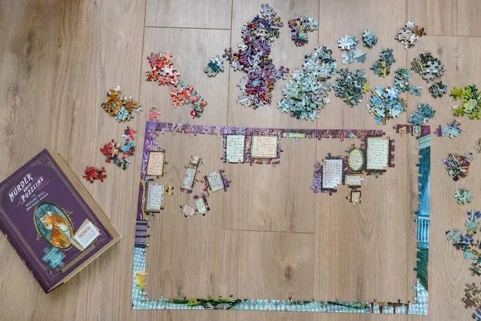 A <span Style="Font:inherit;color:#d74b1f;"> Murder Mystery Jigsaw Puzzle </Span> Is Perfect For Nights Where You Can't Decide If You Are In The Mood For Clue Or Puzzles