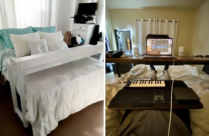 Think Getting Out Of Bed Is Hard? Try It After You Have This <span Style="Font:inherit;color:#d74b1f;"> Overbed Table With Wheels </Span>. Impossible 