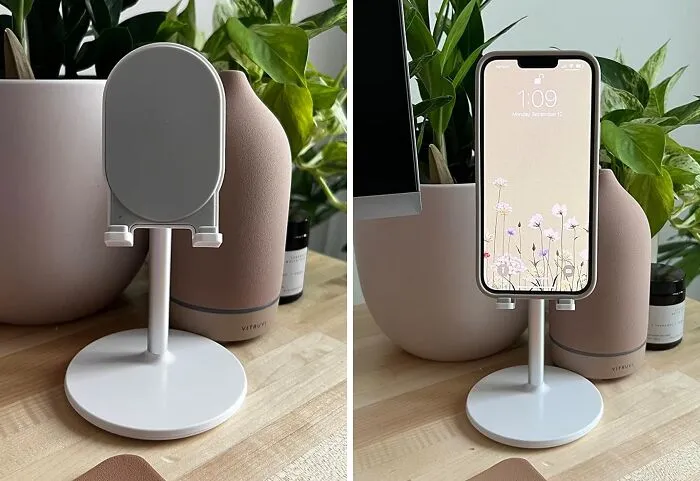 <span Style="Font:inherit;color:#d74b1f;"> Desk Phone Stand </Span>: Now You Can Facetime Your Bestie At Any Hour Of The Work Day