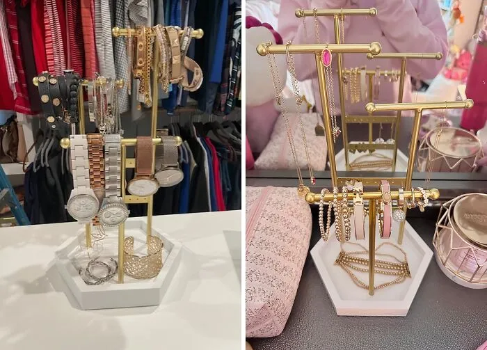 Turn Your Vanity Into A Cartier Showroom With This Lux<span Style="Font:inherit;color:#d74b1f;"> Jewelry Display Stand </Span>