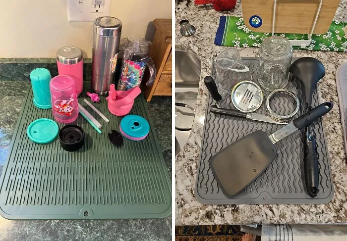 A <span Style="Font:inherit;color:#d74b1f;"> Silicone Dish Drying Mat </Span> Is Super Easy To Pack Up When Not In Use
