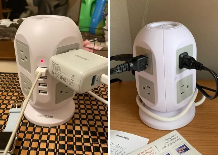 A <span Style="Font:inherit;color:#d74b1f;"> Surge Protector Power Strip </Span> Is Probably The Handiest Thing You Can Buy For A Tech Addicted Person